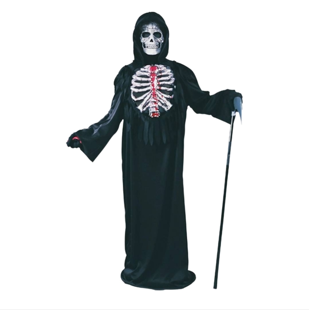 Bleeding Skeleton Costume 10-12 kids